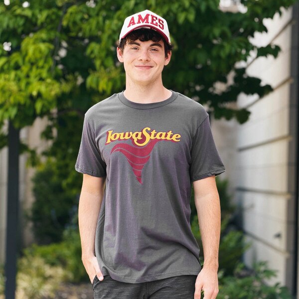 CI Sport Iowa State Swirl Charcoal Short Sleeve T-Shirt ISF 2026